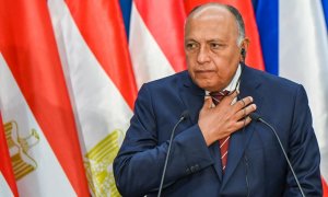 El ministro de Exteriores de Egipto, Sameh Shoukry.