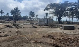 Las primeras imágenes de Tonga desde la erupción del volcán