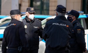 20/01/22. Agentes de la Policía Nacional de València. Foto de archivo.