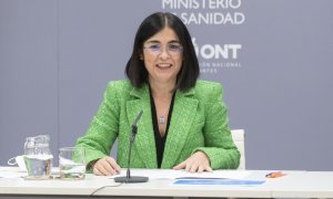 La ministra de Sanidad, Carolina Darias, presenta el balance de actividad de donación y trasplantes de 2021 (21/01/2022).