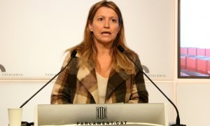 Eva Parera durant una compareixença al Parlament com a diputada del PP.