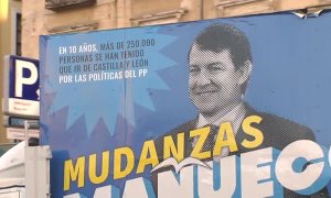 Campaña de Unidas Podemos contra Fernández Mañueco para criticar la despoblación