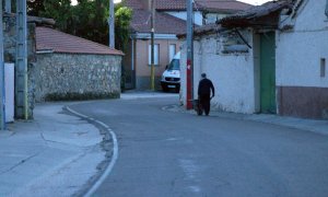 Escena cotidiana en la pequeña localidad salmantina de Aldearrodrigo.