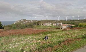 El parque eólico de O Roncudo, en Corme, en la Costa da Morte de A Coruña, cuya repotenciación, ya ejecutada, fue anulada en enero por el Tribunal Superior de Xustiza de Galicia