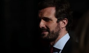 El líder del PP, Pablo Casado