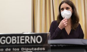 23/02/2022 La ministra de Igualdad, Irene Montero, comparece este miércoles en la comisión correspondiente del Congreso