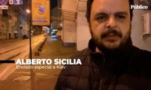 Alberto Sicilia, enviado especial a Kiev, relata la situación de "incertidumbre" ante la segunda noche de guerra