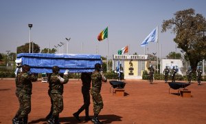 (19/01/2021) Conmemoración por cuatro miembros de las Fuerzas de Paz fallecidos por un ataque en enero de 2021