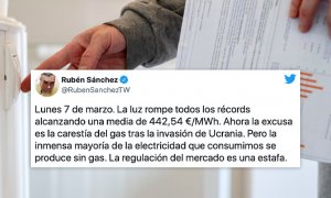 "¿De verdad no se puede hacer nada?": indignación por el precio de la luz, a rebufo del gas