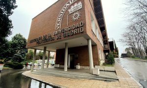 Fachada de la Universidad Politécnica de Madrid.