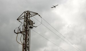 09/03/2022-Vista de una torre eléctrica