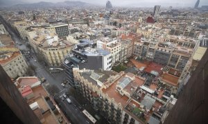 09/03/2022- Vista panorámica de la ciudad de Barcelona