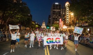 Desfile del orgullo de Austin el 10 de agosto de 2019 en Austin, Texas.