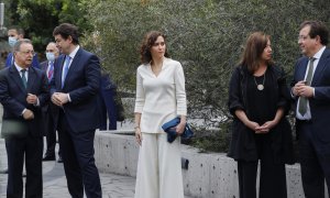 La presidenta de la Comunidad de Madrid, Isabel Díaz Ayuso, durante la Conferencia de Presidentes.