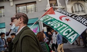 Unas 300 personas protestan en Palma por el cambio de posición del Gobierno sobre el Sáhara