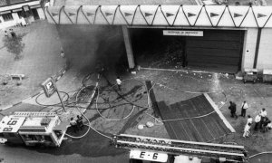 Imagen del atentado en el Hipercor de Barcelona, uno de los primeros atentados indiscriminados de ETA, en 1987.