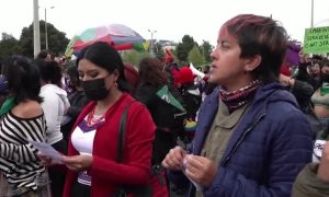 El movimiento feminista pide en las calles una nueva ley de aborto en Ecuador