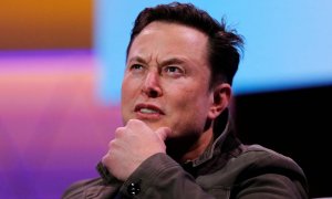 Fotografía de archivo del dueño de Tesla, Elon Musk, en una conferencia en Los Ángeles en junio de 2019.