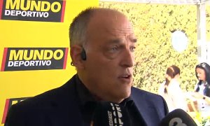 Tebas sobre los audios de Rubiales y Piqué: "Hasta que los implicados no den su opinión, no voy a decir nada"