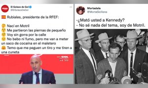 Cachondeo con los momentos más surrealistas de la comparecencia de Rubiales: "A este tío lo ha fichado José Mota, ¿verdad?"