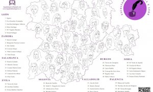 Mapa histórico de escritoras de todas las comunidades autónomas