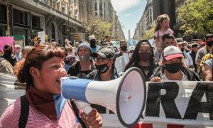 Protesta en Buenos Aires