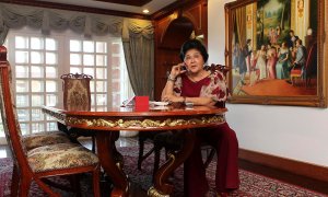 06/05/2022La ex primera dama Imelda Marcos en el Resort Fort Ilocandia en la ciudad de Loag, a 13 de mayo de 2019, en Manila, Filipinas.