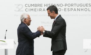 06/05/2022. El primer ministro de Portugal, Antonio Costa y el presidente del Gobierno, Pedro Sánchez, comparecen en rueda de prensa, en la XXXI Cumbre Hispano-Portuguesa, a 28 de octubre de 2021.