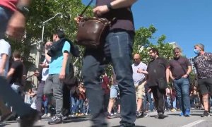 Los trabajadores de Nissan vuelven a las calles de Barcelona