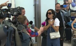 Chanel recibe una calurosa bienvenida en Barajas tras su éxito en Eurovisión