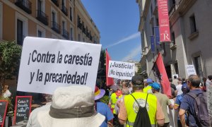 La marcha de este domingo en contra de la precariedad en la Comunidad de Madrid