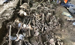 (30/5/2022) Exhumaciones en el cementerio de Begoña (Bilbao)