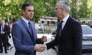 Pedro Sánchez y Jens Stoltenberg