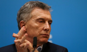 1/06/2022 - Imagen de archivo del expresidente argentino, Mauricio Macri, durante una rueda de prensa el 12 agosto de 2019. Buenos Aires, (Argentina).