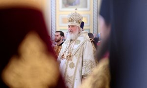 Imagen de archivo del patriarca Kirill de Moscú en Rostov-on-Don, Rusia, el 27 de octubre de 2019.