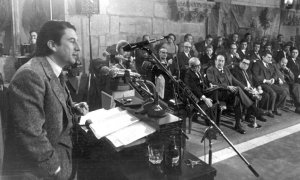 6/5/22 Francisco Vázquez, en la sesión parlamentaria que votó la capitalidad de Galicia para Santiago