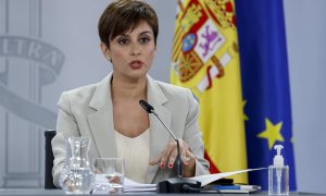 La ministra de Política Territorial y portavoz del Gobierno, Isabel Rodríguez, comparece ante los medios este martes durante la rueda de prensa posterior al Consejo de Ministros en Madrid