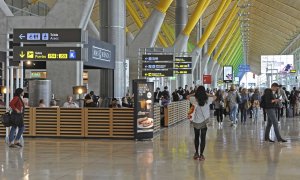 Terminal en el Aeropuerto Adolfo Suárez Madrid-Barajas.