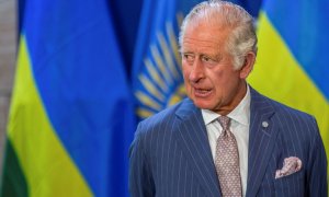 El príncipe Carlos de Gran Bretaña asiste a la ceremonia de apertura de la Reunión de Jefes de Gobierno de la Commonwealth (CHOGM) en Kigali, Ruanda, el 24 de junio de 2022.