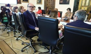 05/07/2022. El Defensor del Pueblo, Ángel Gabilondo, preside la primera reunión de la Comisión Asesora para investigar los abusos en la Iglesia, en la sede del Defensor del Pueblo, a 5 de julio de 2022, en Madrid.