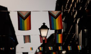 Calles de Madrid durante la celebración del Orgullo LGTBI, a 1 de julio de 2022.