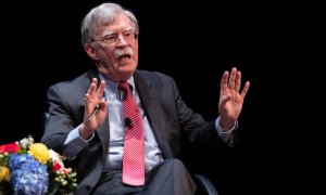 13/07/2022 - El exasesor de Seguridad Nacional John Bolton habla durante un debate público en la Universidad de Duke en Durham, Carolina del Norte, el 17 de febrero de 2020.