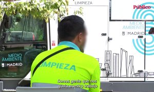 Trabajadores de limpieza de Madrid: "Con estas temperaturas es insoportable barrer en muchas zonas"