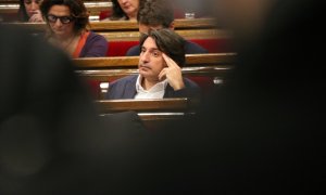 El diputat de Junts Francesc de Dalmases, al ple del Parlament.