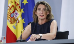 11/07/2022- La vicepresidenta tercera del Gobierno y ministra para la Transición Ecológica y el Reto Demográfico, Teresa Ribera durante la rueda de prensa ofrecida tras la reunión del Consejo de Ministros el 11 de julio