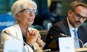 La presidenta del Banco Central Europeo, Christine Lagarde, en Bruselas (Bélgica), a 20 de junio de 2022.