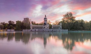 Fotografía del parque de El Retiro (Madrid).