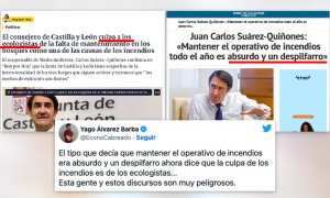 "35 años gobernando Castilla y León pero la culpa es de los ecologistas. Hay que tener la cara de cemento armado"