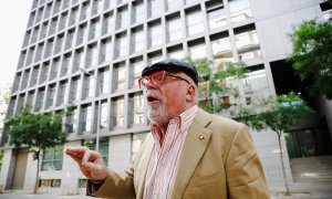 El comisario jubilado José Manuel Villarejo sale de declarar en la Audiencia Nacional, a 14 de junio de 2022, en Madrid.
