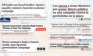 La campaña de Igualdad en la prensa internacional vs. en la española: "Aquí preferimos ser un poco rancios con el tema"